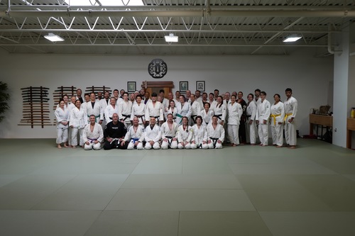 A class of the JMAC Karate school in Ann Arbor 
