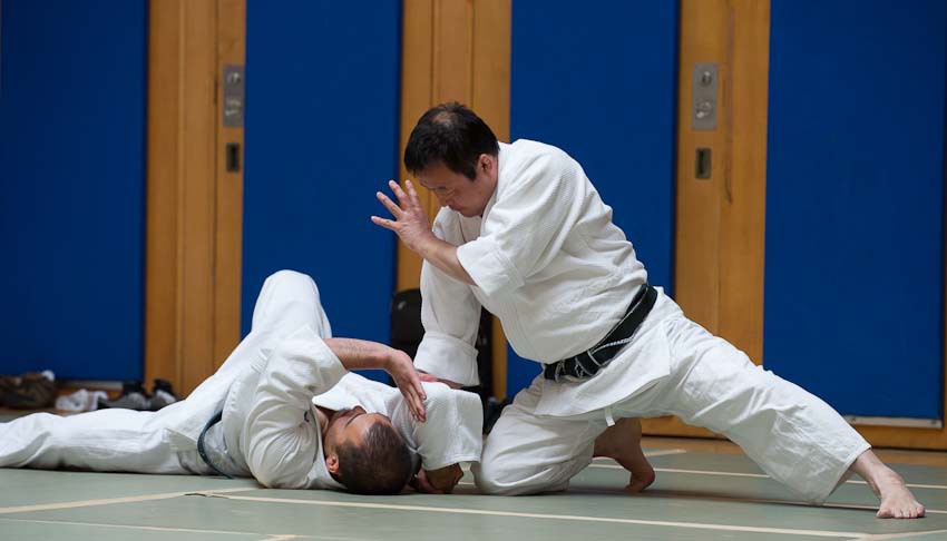 Satoh Tadayuki Sensei deomonstrating Aikido